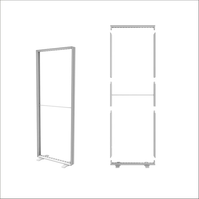 승진을 위한 85*225cm 실내 알루미늄 LED 가벼운 상자